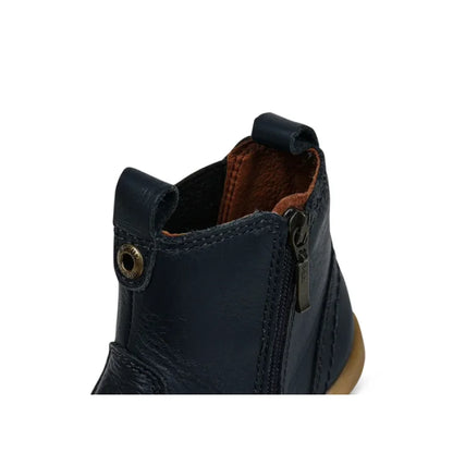 Bobux Bottes pour enfants en cuir avec fermeture éclair bleu 620825A