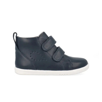 Bobux Bobux Παιδικά Sneakers High Iwalk Grass Court μπλε 650801 Μποτάκι Αγόρι / Boots Boys BOBUX_PWEBSID_650801_NavyGrassCourtHigh_1