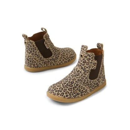 Bobux Bobux Παιδικές Δερμάτινες Ανατομικές Μπότες Jodhpur (Νο: 27-30) για Κορίτσια Leopard Shimmer Μποτάκι Κορίτσι / Boots Girl BQ10013AMFLE__5_128e9cf1-4a0c-451f-934b-aa7361d1af78