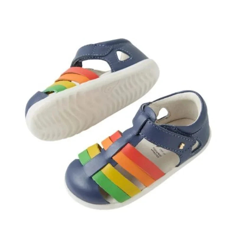 Bobux Bobux BQ10085 Step Up Παιδικά Πέδιλα Tidal Vintage Indigo Multi Πέδιλο Αγόρι / Sandals Boy BQ10085UB2LE180__6