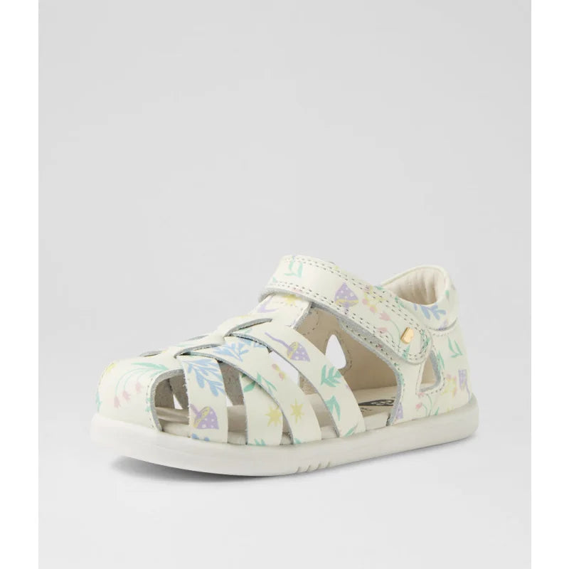 Bobux Bobux BQ10108W54LE Παιδικά Δερμάτινα Πέδιλα Step Up - Λευκό & Ροζ Χρυσό Πέδιλο Κορίτσι / Sandals Girl BQ10108W54LE_3