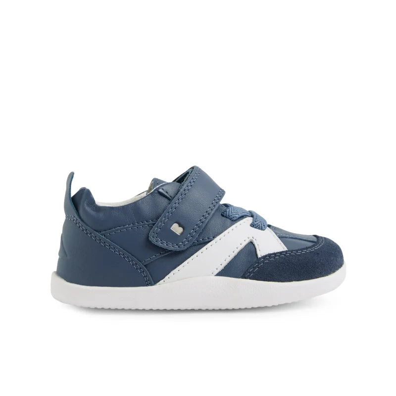 Bobux Bobux BQ10665JE8LE Παιδικά Δερμάτινα Παπούτσια Step Up - Indigo Μπλε Αγκαλιάς Αγόρι / Prenatal Boys BQ10665JE8LE_1