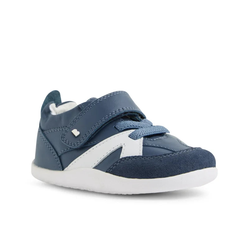 Bobux Bobux BQ10665JE8LE Παιδικά Δερμάτινα Παπούτσια Step Up - Indigo Μπλε Αγκαλιάς Αγόρι / Prenatal Boys BQ10665JE8LE_3