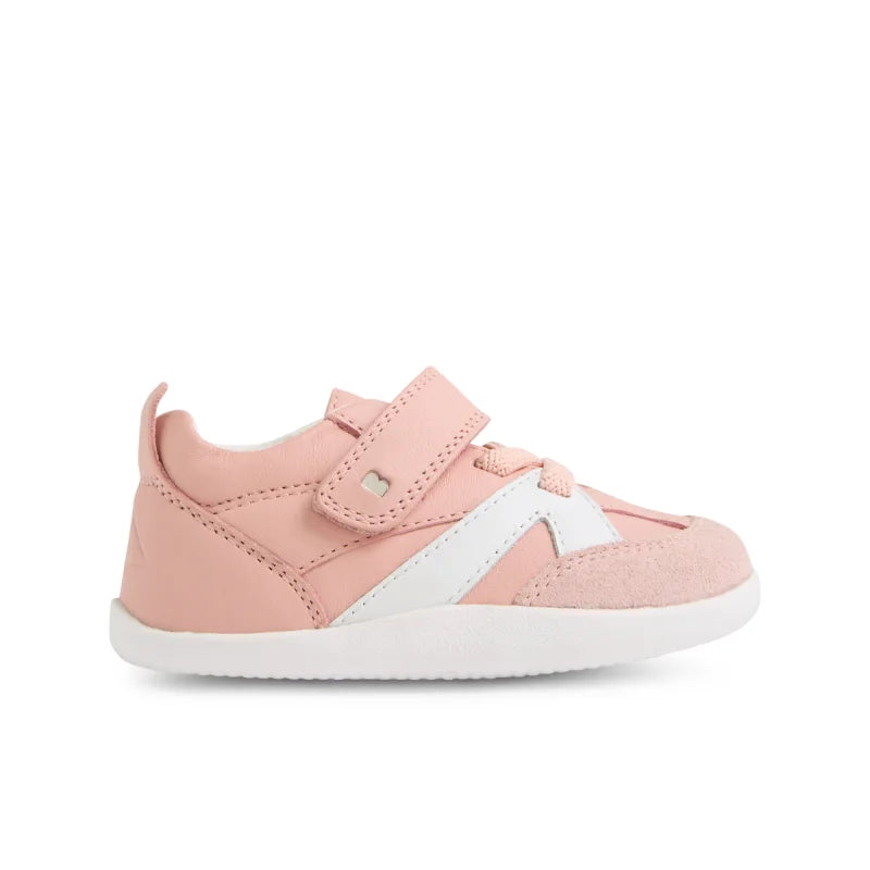 Bobux Bobux BQ10665QIPLE Παιδικά Δερμάτινα Παπούτσια Step Up - Ροζ & Ροζ Χρυσό Αγκαλιάς Κορίτσι /Prenatal Girl BQ10665QIPLE_1