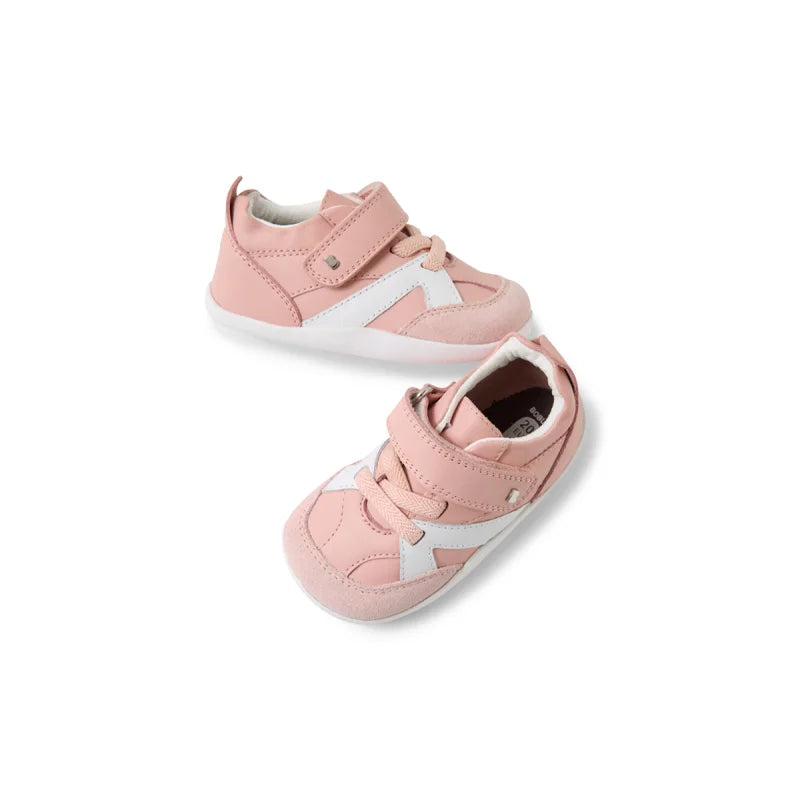 Bobux Bobux BQ10665QIPLE Παιδικά Δερμάτινα Παπούτσια Step Up - Ροζ & Ροζ Χρυσό Αγκαλιάς Κορίτσι /Prenatal Girl BQ10665QIPLE_6