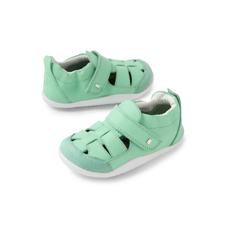 Bobux Bobux BQ10667L44LE Παιδικά Δερμάτινα Παπούτσια Step Up - Mint Αγκαλιάς Αγόρι / Prenatal Boys BQ10667L44LE_6