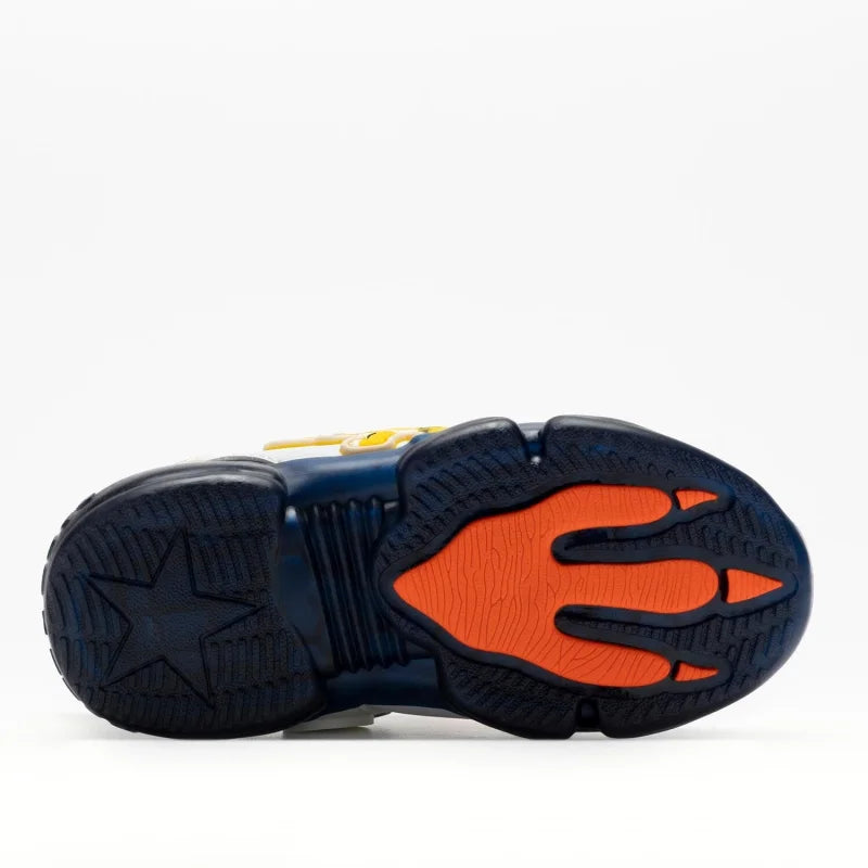 Bull Boys Bull Boys Παιδικά Sneakers με Φωτάκια και Ήχους Δεινόσαυρων Πολύχρωμα Παπούτσι Αγόρι Φωτάκια / Shoes with Lights Boy BullBoys_DNAR5008_A00_BLBI_01