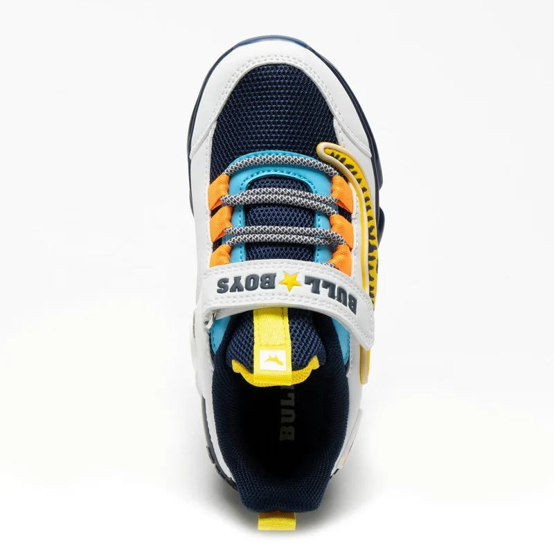 Bull Boys Bull Boys Παιδικά Sneakers με Φωτάκια και Ήχους Δεινόσαυρων Πολύχρωμα Παπούτσι Αγόρι Φωτάκια / Shoes with Lights Boy BullBoys_DNAR5008_A00_BLBI_02
