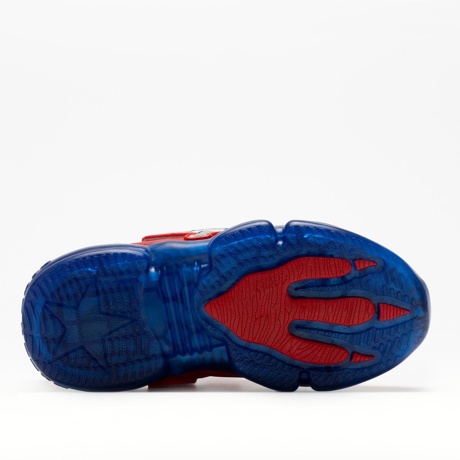 Bull Boys Bull Boys Παιδικά Sneakers με φωτάκια και ήχους δεινόσαυρων σε κόκκινο χρώμα Παπούτσι Αγόρι Φωτάκια / Shoes with Lights Boy BullBoys_DNAR5008_A00_RYRS_01