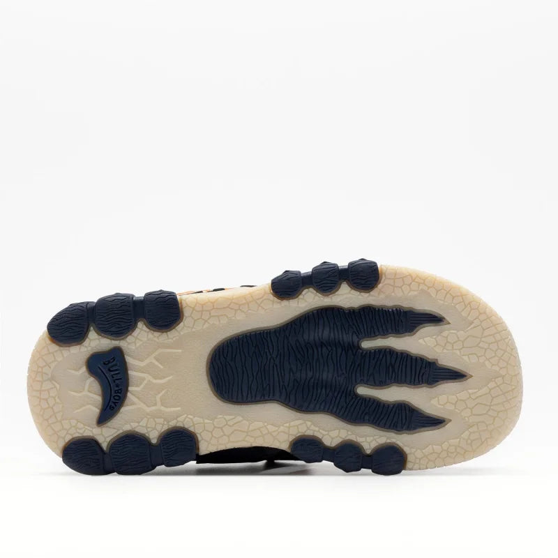 Bull Boys Bull Boys Παπουτσοπέδιλα Ανατομικά με Σκρατς & Φωτάκια μπλε Πέδιλο Αγόρι Φωτάκια / Sandal Boy Lights BullBoys_DNCL5050_B00_BL01_01