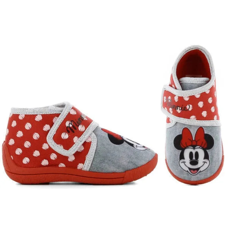 Minnie children's anatomical slippers for girls Red
