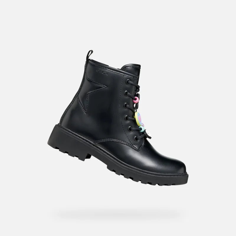 Geox Geox J9420G 000CN C9240 Casey Μπότες Κοριτσιών Black Μποτάκι Κορίτσι / Boots Girl EC_AC30380_100
