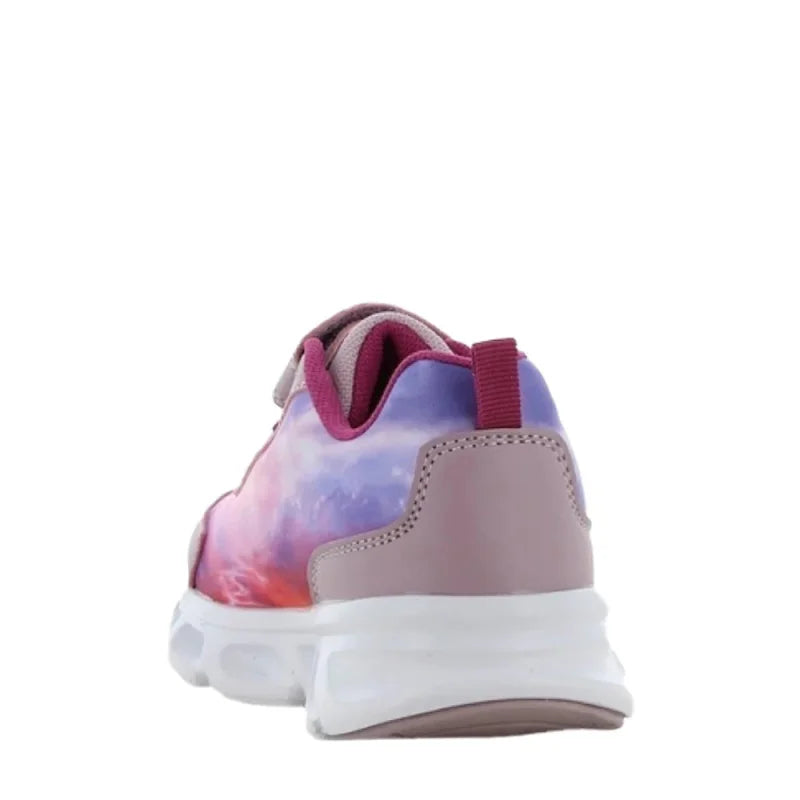 Leomil Disney Frozen Παιδικά Sneakers Ανατομικά με Φωτάκια Λιλά Παπούτσι Κορίτσι Φωτάκια / Shoes with Lights Girl FZ012329e