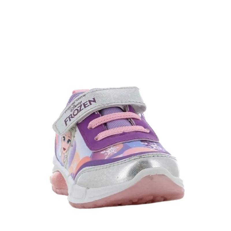 Leomil Disney Frozen Παιδικά Sneakers Ανατομικά με Φωτάκια Λιλά Παπούτσι Κορίτσι Φωτάκια / Shoes with Lights Girl FZ012895c