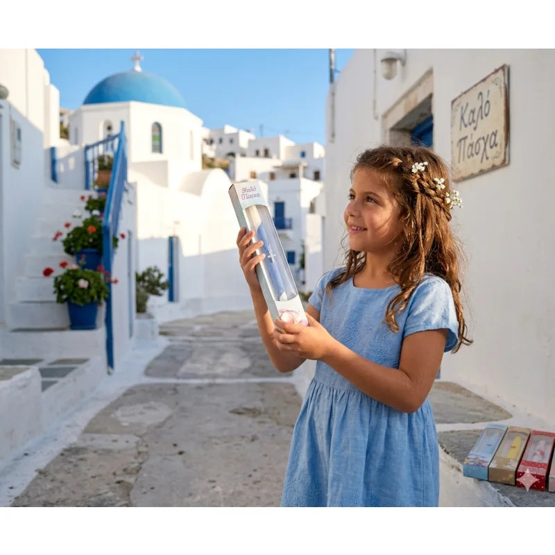 Poline παιδικά υποδήματα Poline Πασχαλινή Λαμπάδα Στρογγυλή (Τυχαία Επιλογή) Lampada Gemini_Generated_Image_ggtpc0ggtpc0ggtp
