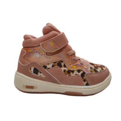 Mod8 Children's Boots for Girls Pink Leopard