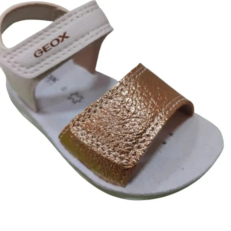 Geox, Sandales Anatomiques Enfant Fille Doré