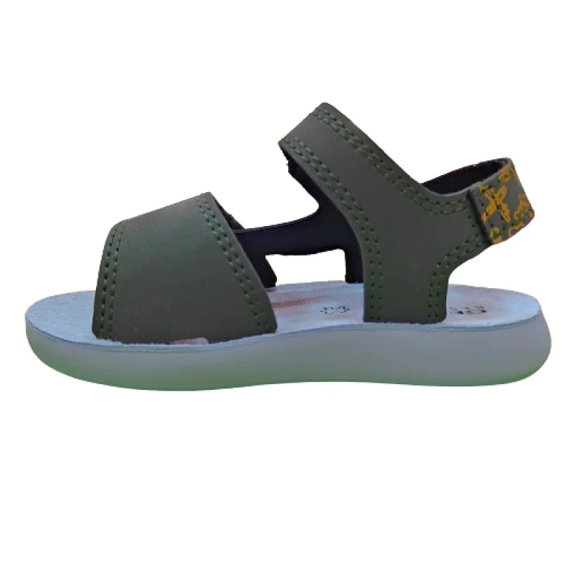 Geox Kids Sandales Anatomiques pour Garçon Kaki