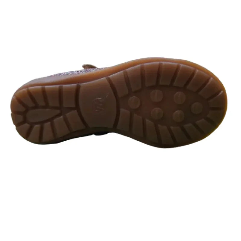 Ricco Ricco Mondo Παιδικές Μπαλαρίνες Ανατομικές με Σκρατς Πολύχρωμο Γκλίτερ Μπαρέτα/ Ballerina / Flat Shoes Girl IMG20240919152303-removebg-preview