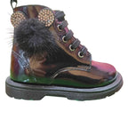 Ricco Ricco Mondo Ανατομικά Δερμάτινα Παιδικά Αρβυλάκια με Φερμουάρ Μαύρο Μποτάκι Κορίτσι / Boots Girl IMG20240919160059-removebg-preview