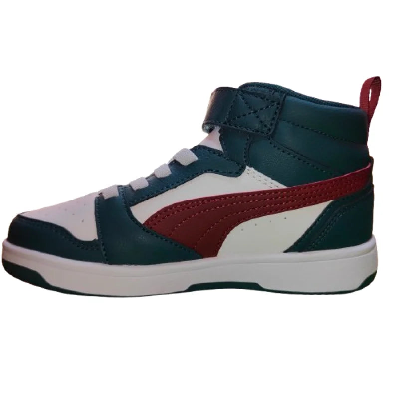 Puma Παιδικά Sneakers High Λευκά πρασινα