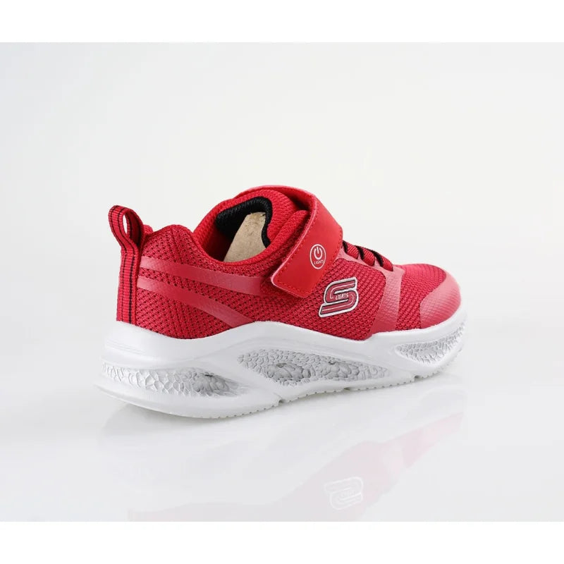 Skechers Skechers Αθλητικά Παιδικά Παπούτσια Running Meteor Κόκκινα Παπούτσι Αγόρι Φωτάκια / Shoes with Lights Boy IMG_1620M