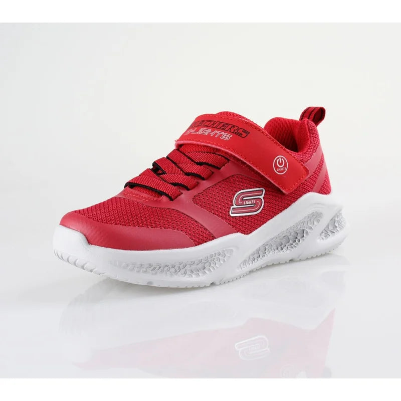 Skechers Skechers Αθλητικά Παιδικά Παπούτσια Running Meteor Κόκκινα Παπούτσι Αγόρι Φωτάκια / Shoes with Lights Boy IMG_1622M