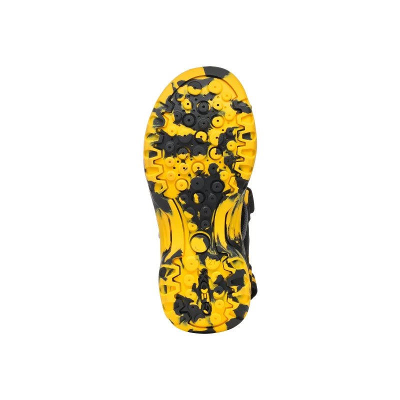 Geox Geox Παιδικά Πέδιλα J Borealis Μαύρα Κίτρινα Πέδιλο Αγόρι / Sandals Boy J450RE01411C0054_60