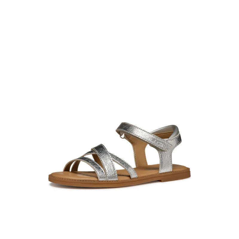 Geox Geox Παιδικό Σανδάλι Ασημί - Άνεση και Στυλ για Μικρούς Εξερευνητές Πέδιλο Κορίτσι / Sandals Girl J5235D000BNC1007_03