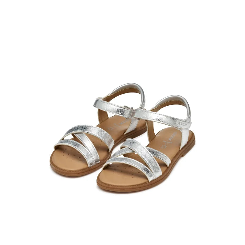 Geox Geox Παιδικό Σανδάλι Ασημί - Άνεση και Στυλ για Μικρούς Εξερευνητές Πέδιλο Κορίτσι / Sandals Girl J5235D000BNC1007_07