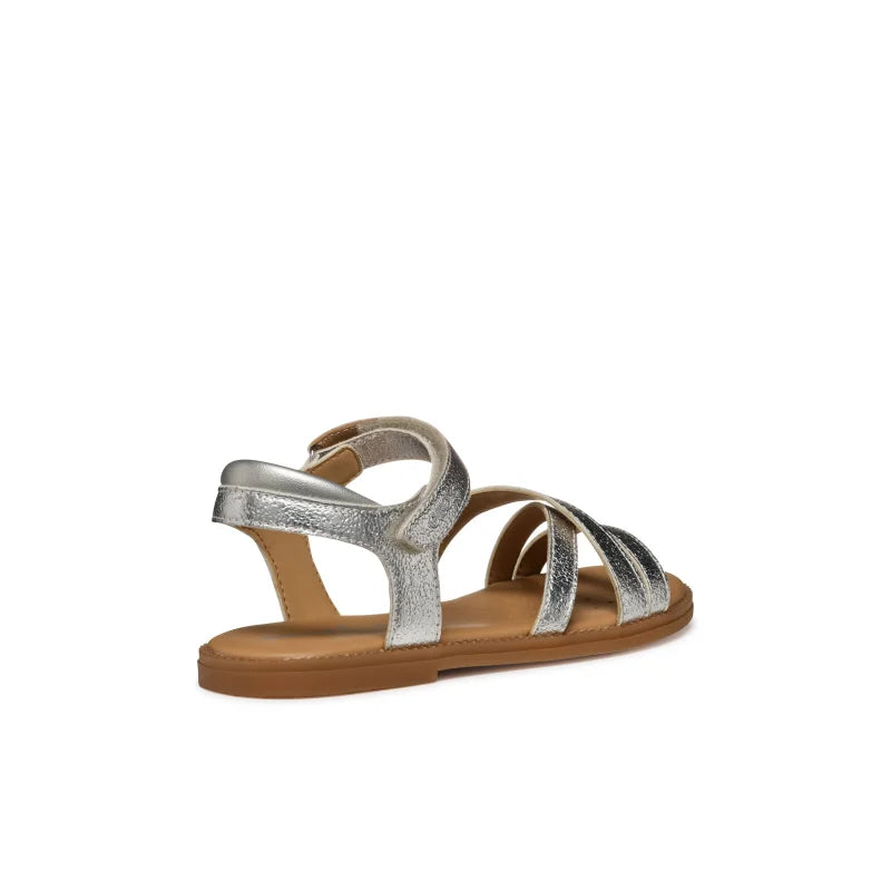 Geox Geox Παιδικό Σανδάλι Ασημί - Άνεση και Στυλ για Μικρούς Εξερευνητές Πέδιλο Κορίτσι / Sandals Girl J5235D000BNC1007_40