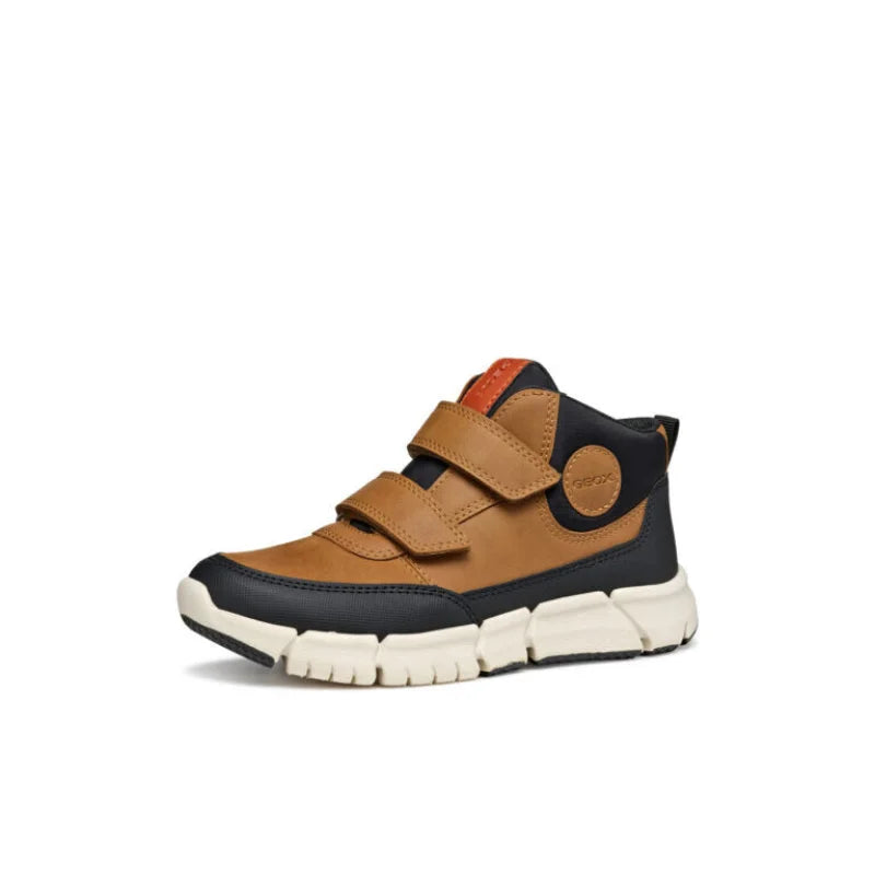 Geox Geox J569BA 0ME32 C6002 Παιδικά Sneaker Μποτάκια Καφέ Μποτάκι Αγόρι / Boots Boys J569BA0ME32C6002_03-768x512