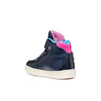 Geox Geox J668WB 0NFKC C4243 Παιδικά Μποτάκια Sneaker Σκούρο Μπλε με Φώτα Παπούτσι Κορίτσι Φωτάκια / Shoes with Lights Girl J668WB-0NFKC-C4243-27_2