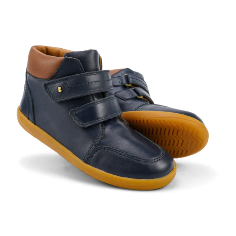Bobux Bobux Timber Δερμάτινα Παιδικά Μποτάκια με Σκρατς Navy Μπλε Μποτάκι Αγόρι / Boots Boys JODHPUR__44