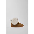 Camper Camper Καφέ Παιδικά Μποτάκια από Νουμπούκ Μποτάκι Κορίτσι / Boots Girl K900367-001_LF