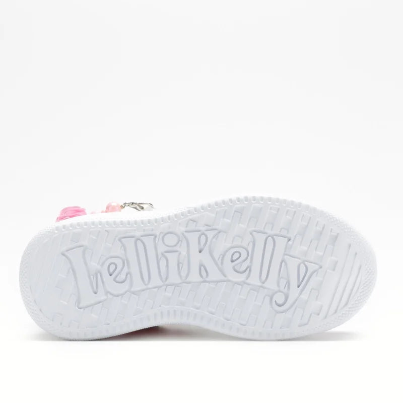 Lelli Kelly Lelli Kelly παιδικά sneakers για κορίτσια με πολύχρωμα αυτοκόλλητα Sneaker Κορίτσι / Sneaker Girl LelliKelly_LKAA4729_A00_BIRO_04