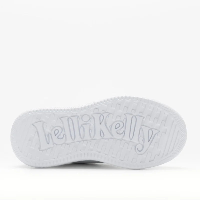 Lelli Kelly Lelli Kelly Παιδικά Sneakers για Κορίτσια με Αυτοκόλλητα και Καρδιά στο Πλάι - Λευκά Sneaker Κορίτσι / Sneaker Girl LelliKelly_LKAA4752_A00_BI01_04