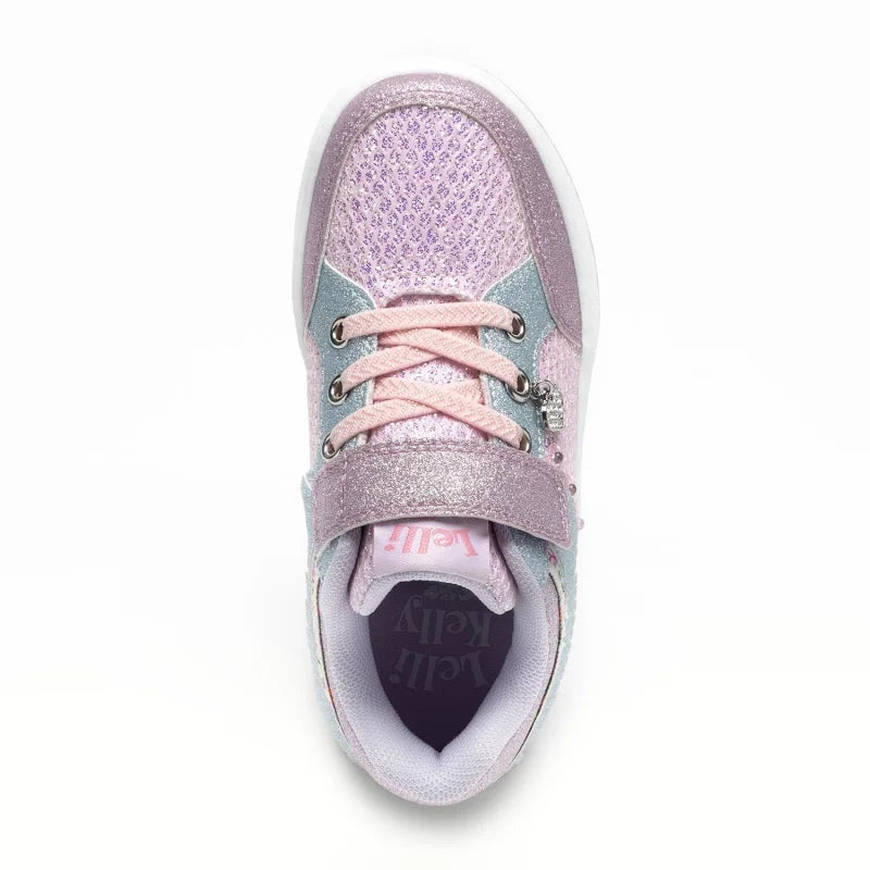 Lelli Kelly Lelli Kelly Παιδικά Sneakers με Φωτάκια για Κορίτσια με Αυτοκόλητα Ροζ Παπούτσι Κορίτσι Φωτάκια / Shoes with Lights Girl LelliKelly_LKAL8054_A00_ROLI_02