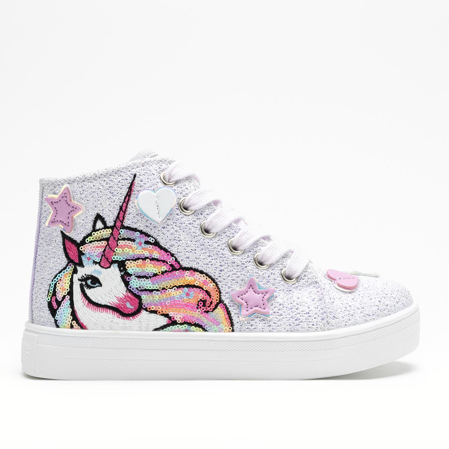 Lelli Kelly Lelli Kelly Παιδικά Sneakers High Μονόκερος Πάνινα για Κορίτσι Λιλά Sneaker Κορίτσι / Sneaker Girl LelliKelly_LKEA4722_B00_LI01