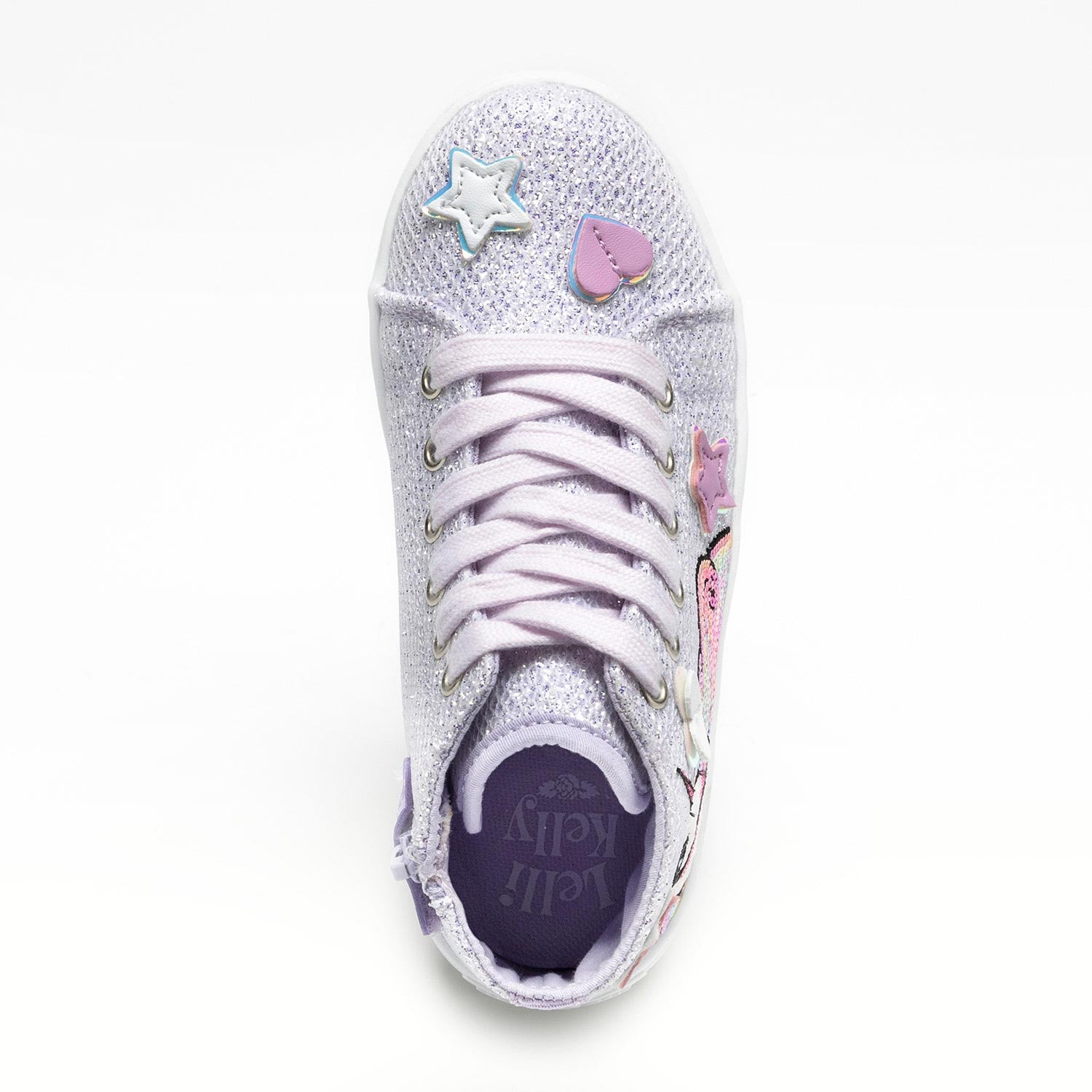Lelli Kelly Lelli Kelly Παιδικά Sneakers High Μονόκερος Πάνινα για Κορίτσι Λιλά Sneaker Κορίτσι / Sneaker Girl LelliKelly_LKEA4722_B00_LI01_02