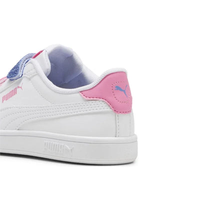 Puma Children's Sneakers with Scratches White
