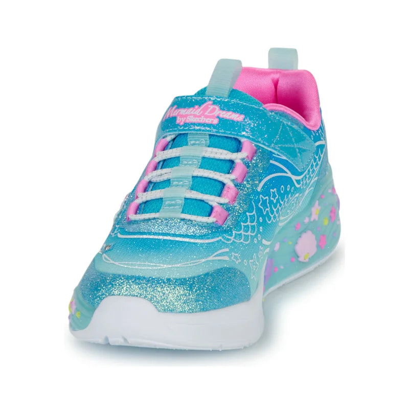 Skechers Skechers Mermaid Παιδικά Sneakers 303060L-BLMT Μπλε Παπούτσι Κορίτσι Φωτάκια / Shoes with Lights Girl Skechers303060L_BLMT3