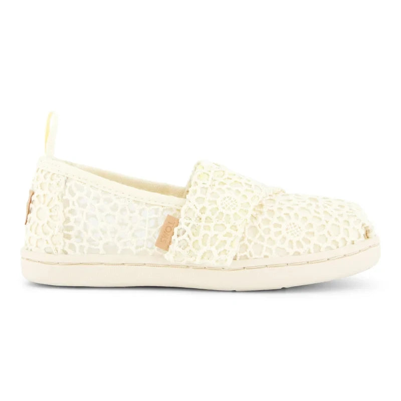 Toms Toms Παιδικές Εσπαντρίγιες με Σκρατς Μπεζ Εσπαντρίγιες Κορίτσι / Espadrilles Girl T_10020618_Alpargata_NaturalMoroccanCrochet_S