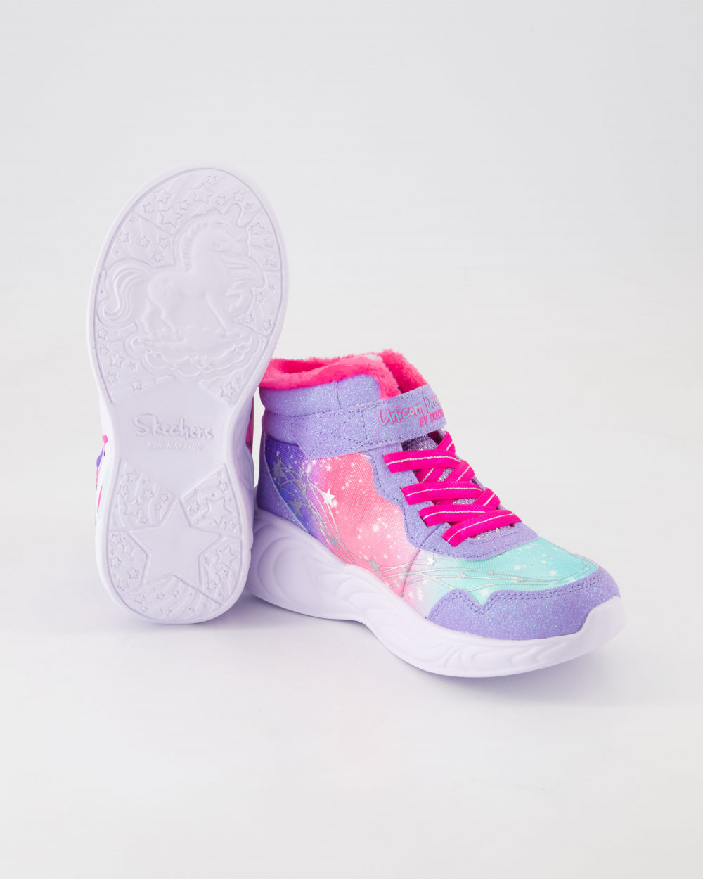 Skechers Skechers Παιδικά Μποτάκια με Μονόκερο και Φωτάκια για Κορίτσια Μωβ Παπούτσι Κορίτσι Φωτάκια / Shoes with Lights Girl T_48022400000_pic12