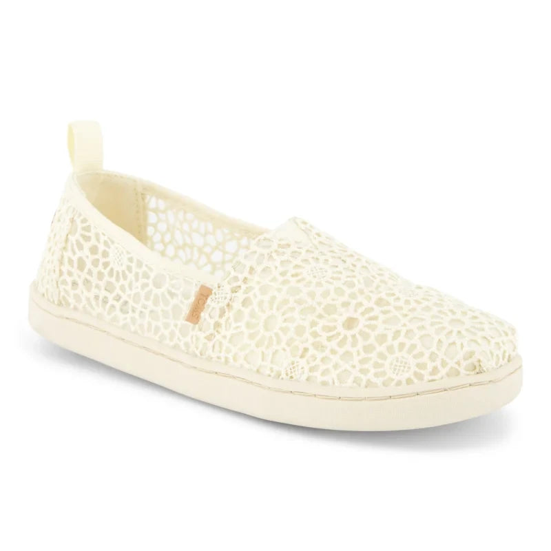 Toms Toms Παιδικές Εσπαντρίγιες Slip-On Μπεζ Εσπαντρίγιες Κορίτσι / Espadrilles Girl Y_10020616_Alpargata_NaturalMoroccanCrochet_45