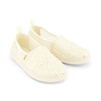 Toms Toms Παιδικές Εσπαντρίγιες Slip-On Μπεζ Εσπαντρίγιες Κορίτσι / Espadrilles Girl Y_10020616_Alpargata_NaturalMoroccanCrochet_F