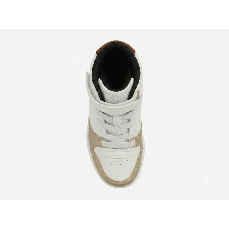 Geox Geox J66DKC 0003W C1327 Παιδικά Μποτάκια Sneaker New Emberlix για Κορίτσια λευκό με χρυσό Sneaker Κορίτσι / Sneaker Girl a805c5e0-a8ed-4552-af84-004236ae6f36