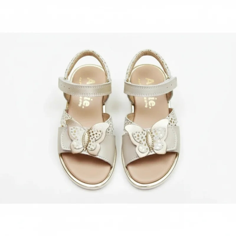 Arties Παιδικά Δερμάτινα Πέδιλα Arties Κορίτσι Χρυσό Πέδιλο Κορίτσι / Sandals Girl arties-45