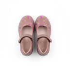 Arties Παιδικές Δερμάτινες Μπαλαρίνες Arties Καφέ Μπαρέτα/ Ballerina / Flat Shoes Girl arties-top-view