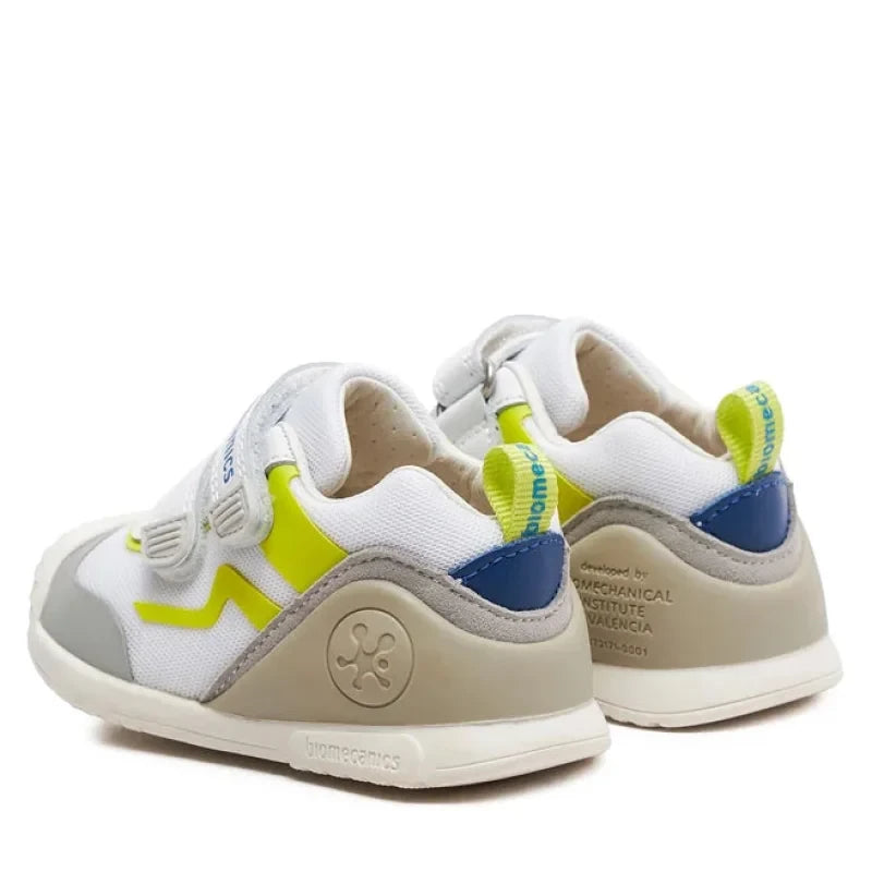 Biomecanics Leather children's anatomical sneakers Boy White